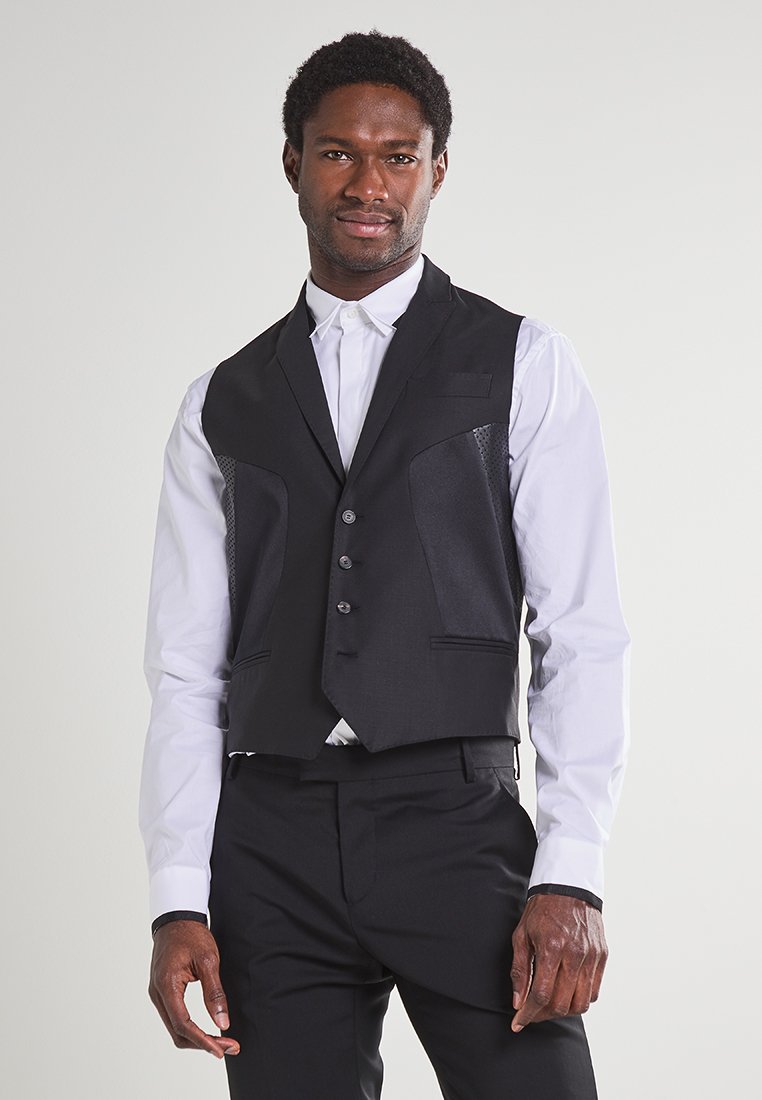 LES HOMMES Bodywarmer zwart