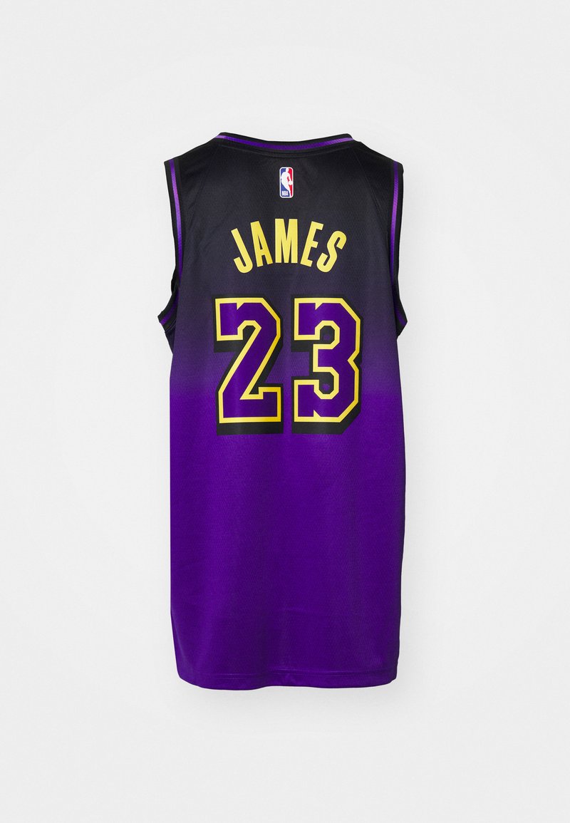 Purple Lebron James City Jersey Lakers Basketball Jersey Purple