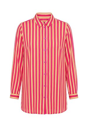 Studio Untold, HEMDBLUSE, STRAIGHT SHAPE, STREIFEN - Paitapusero - neon pink