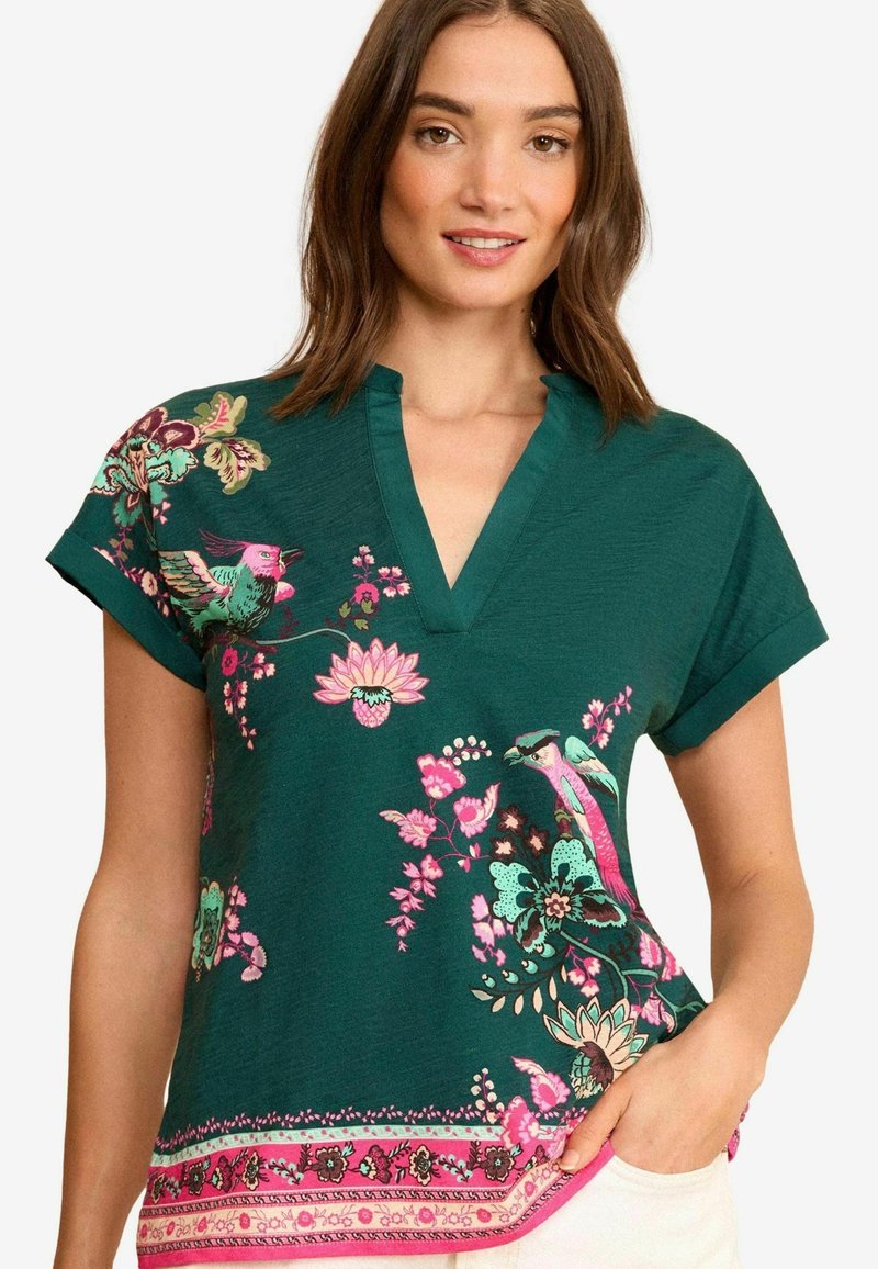 Love & Roses SHORT SLEEVE - Marškinėliai su spaudiniu - bird print