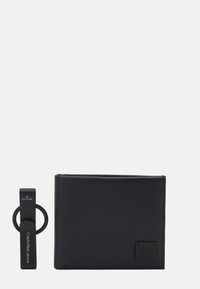 Calvin Klein Jeans BIFOLD COIN  DRING KEYFOB - Portefeuille - black