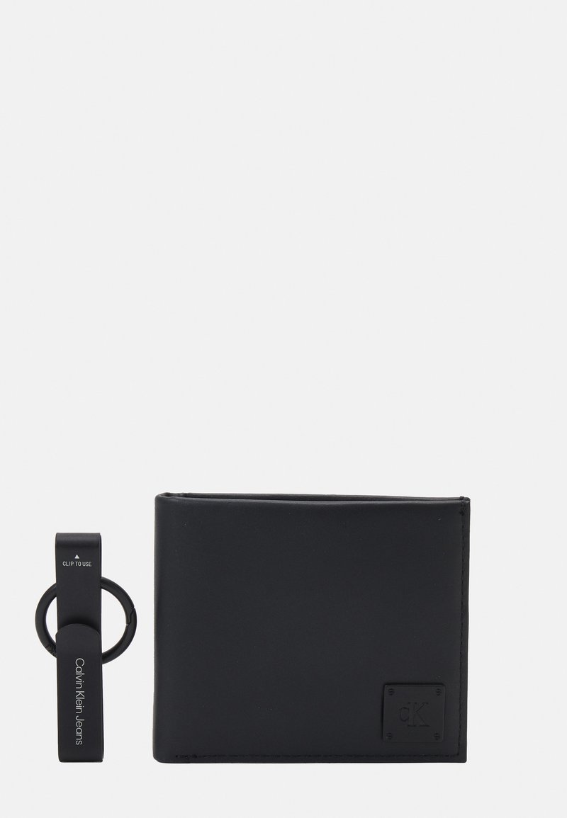Calvin Klein Jeans BIFOLD COIN  DRING KEYFOB - Portefeuille - black