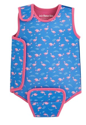 FLAMINGO PRINT - Badedragt - blue