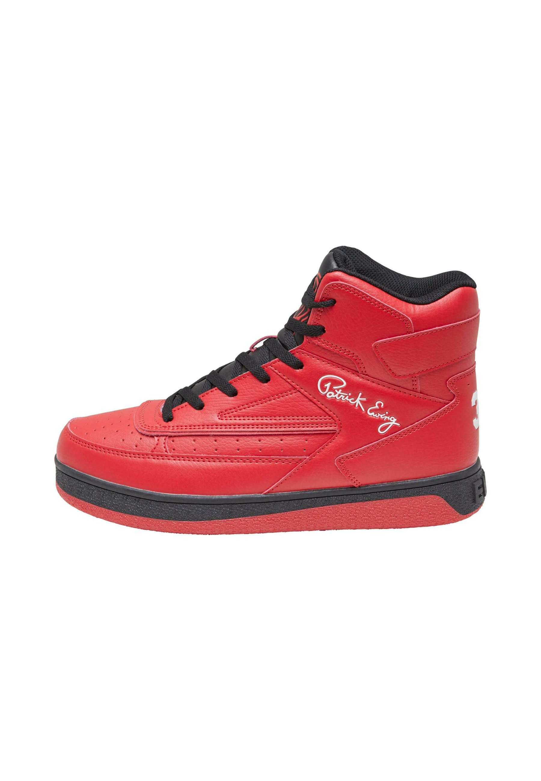 Patrick Ewing REBOUND BY EWING 33HI - High-top trainers - red black  white/red - Zalando