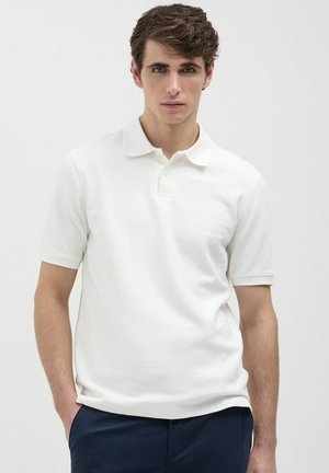 TESSUTO OPERATO  - Polo - bianco