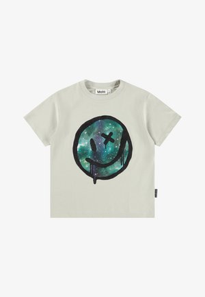 Molo RILEY SHORT SLEEVES UNISEX - T-shirt estampada - white