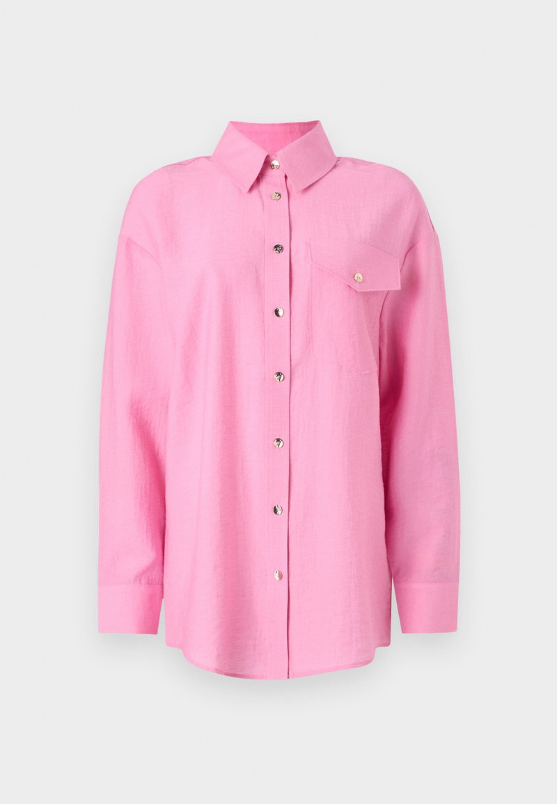 Only Overhemdblouse donkerroze