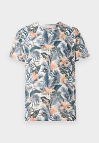JJEBRYAN TEE O NECK - Printtipaita - white