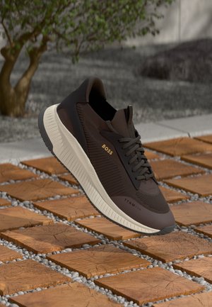 BOSS SLON - Sneaker low - dark brown