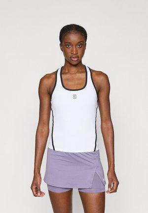 NIKECOURT ADVANTAGE TANK NOVELTY - Top - white/black
