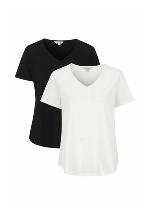 RAGLAN SLEEVE - T-shirts basic - white black