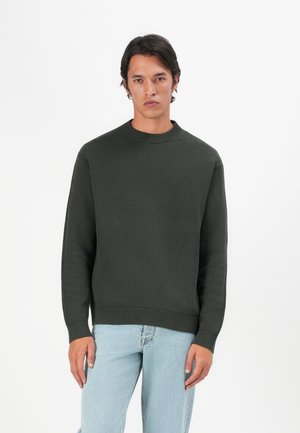 SLHDANE CREW NECK - Jumper - deep forest