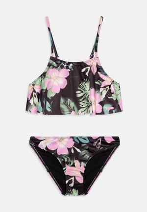 SHADOW FLORAL FLUTTER - Bikinis - anthracite