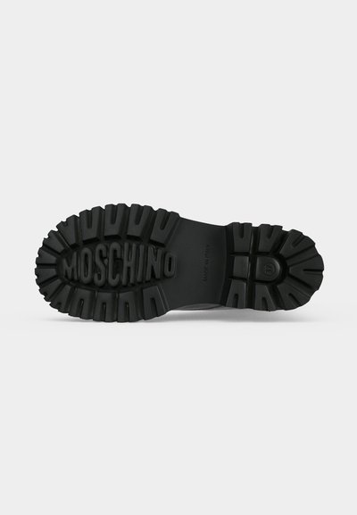 MOSCHINO STIVALETTO DONNA - Μποτάκια με κορδόνια - nero