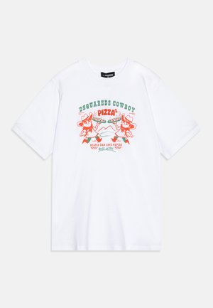 Dsquared2 SLOUCH FIT - Camiseta estampada - white