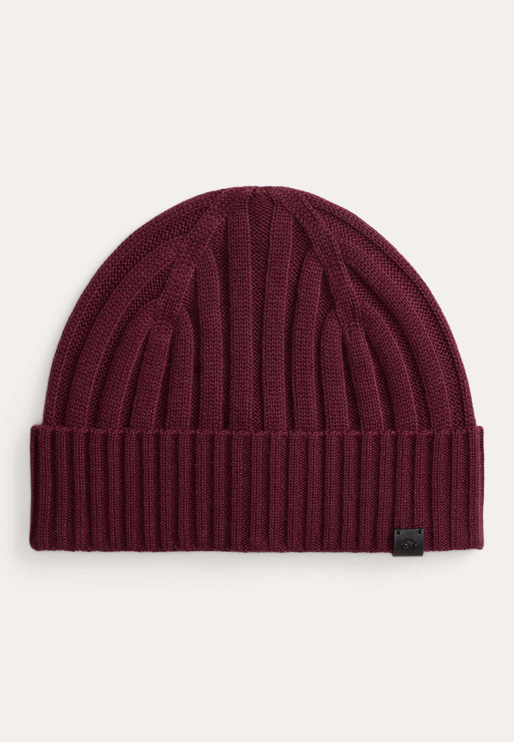 RALPH LAUREN RIBBED BEANIE. BURGUNDY Polo Ralph Lauren COLD WEATHER UNISEX - Beanie - aged wine  main image 4