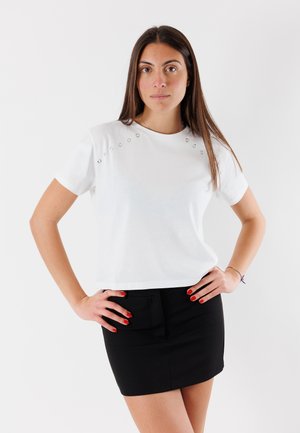 T-shirt con stampa - bianco