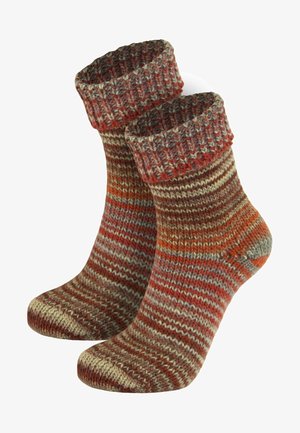 SKANDI CUFFED 2 PACK - Socken - terracotta