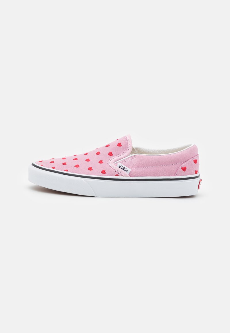 slip on pink checkered vans