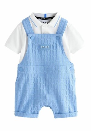 REGULAR FIT - TEXTURE SET - Tuinbroek - blue