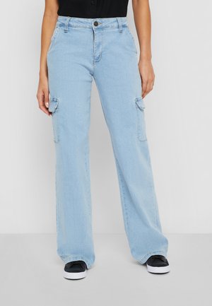 HIGH WAIST - Jean flare - lighter washed