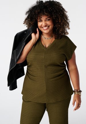 MS Mode MS MODE TOP NOT TRANSLATED - Blouse - olive