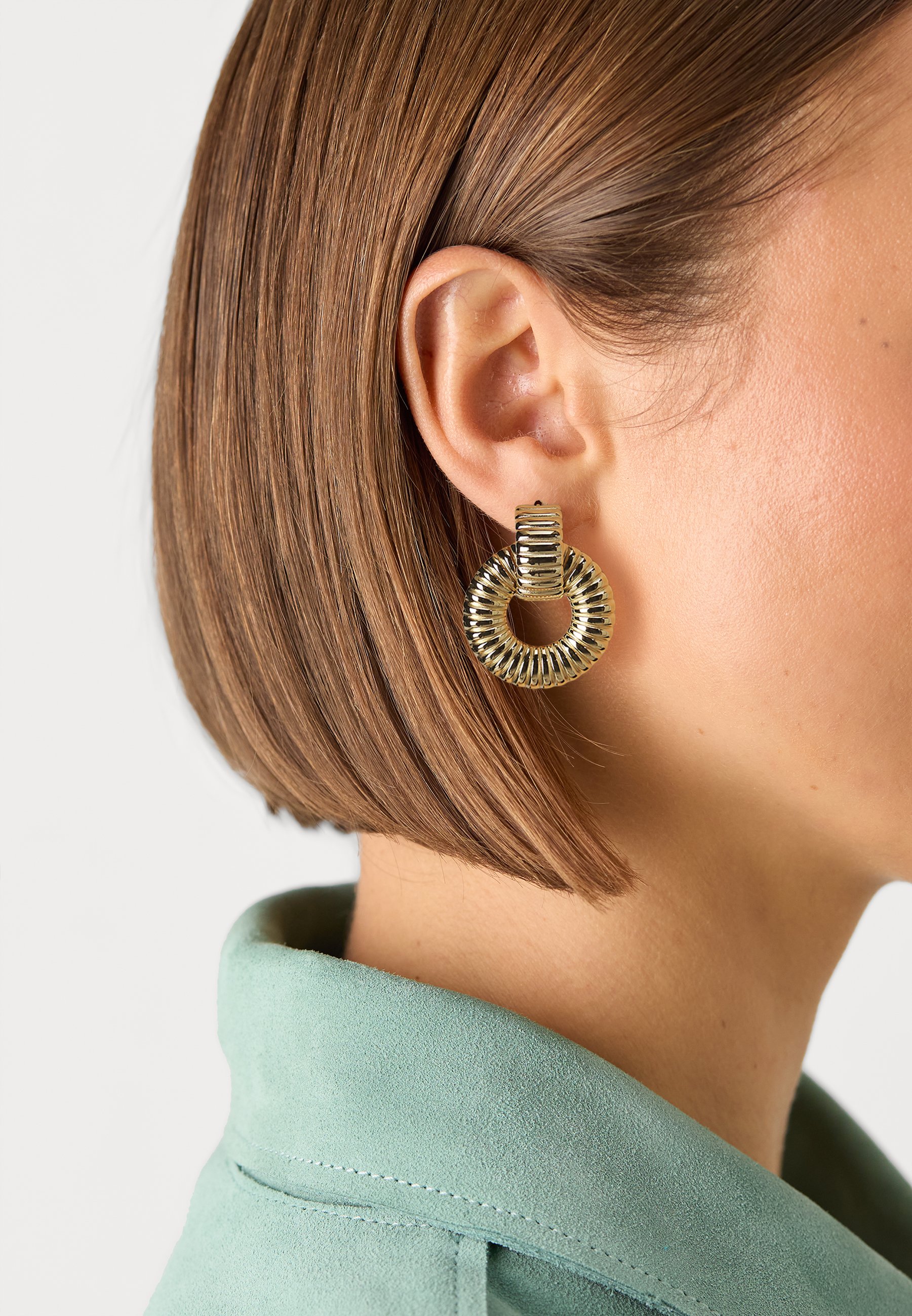 Lauren Ralph Lauren SPLIT HOOP - Earrings - gold-coloured