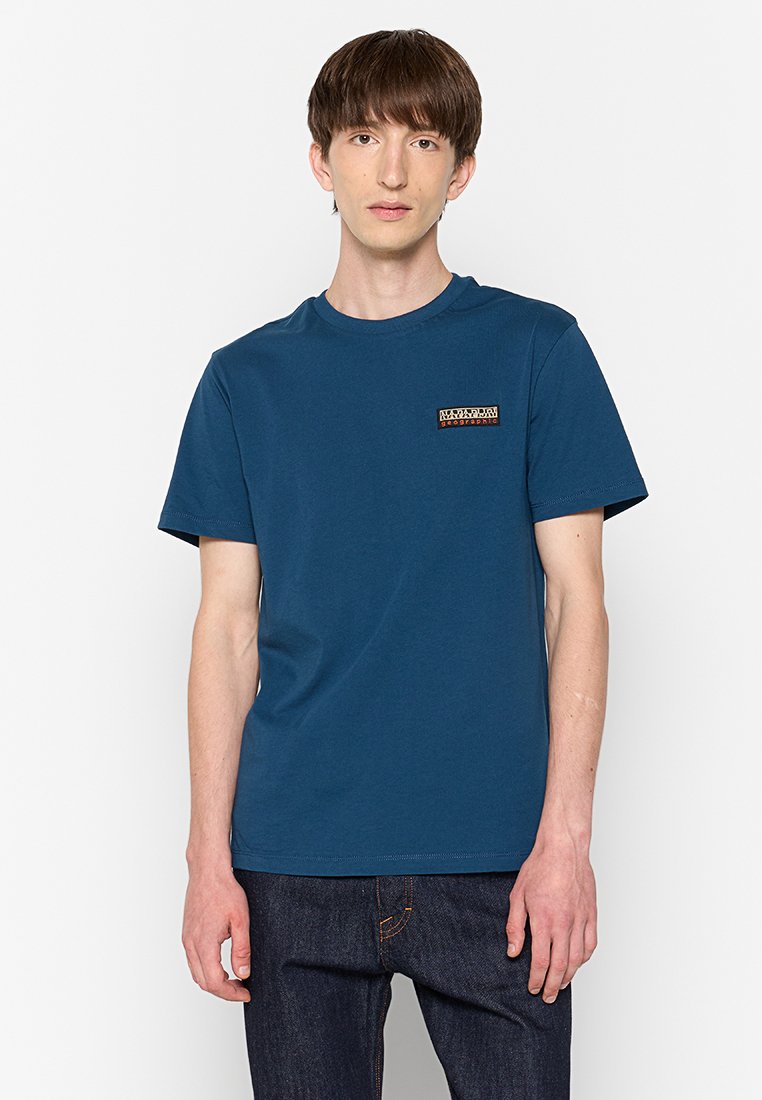 Napapijri T-shirt basic blauw