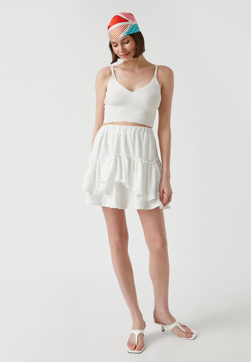 Koton Minirok crème Koton Minirok crème