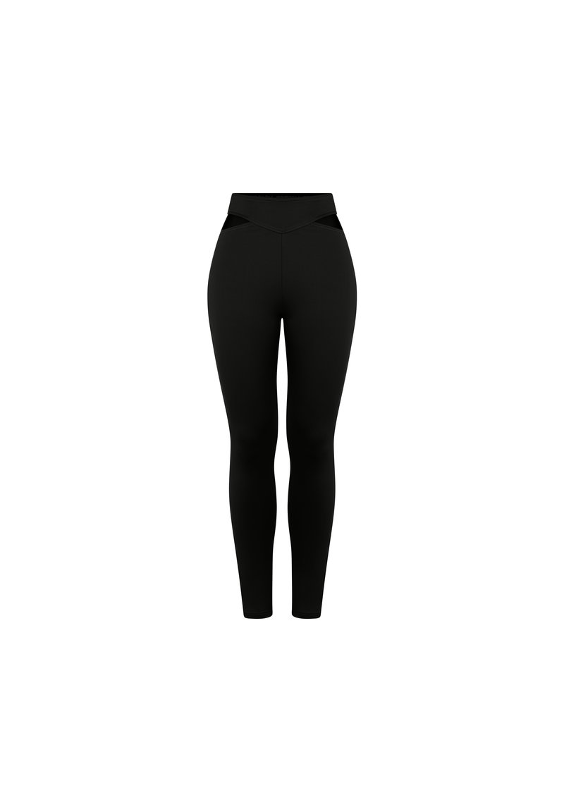 Freddy TRASPIRANTI VITA ALTA E DETTAGLI CUT OUT - Pantalones - nero