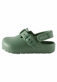 Next - CLOGS  - Klikatas - khaki green Miniatūras attēls 1