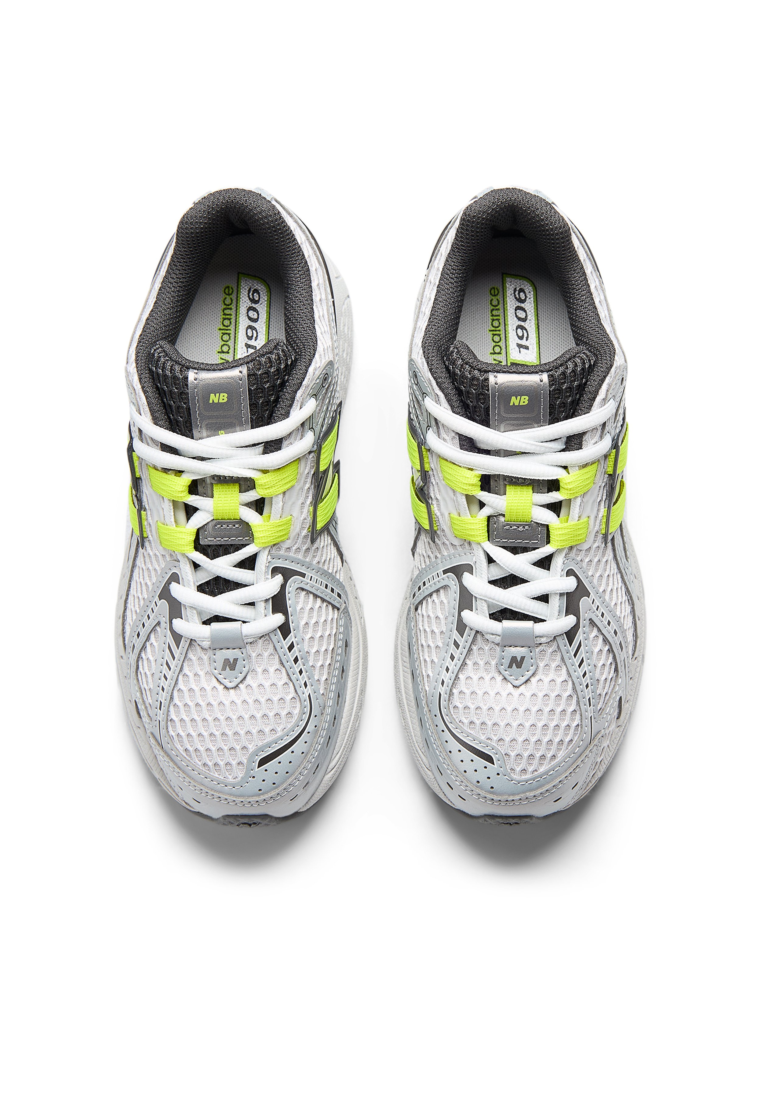 New Balance 1906 - Sneakers laag - black metallic / alkaline green