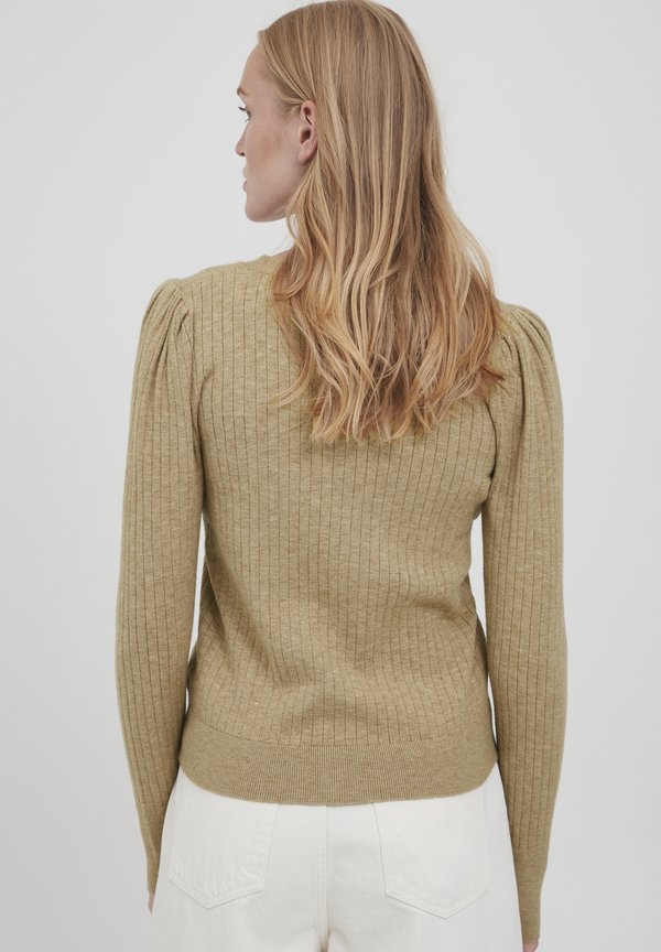 BYNAKTA - Cardigan - tannin melange2