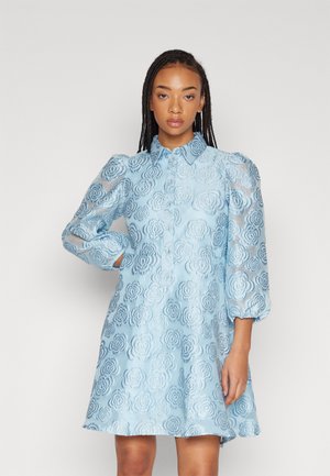 YASPHELIA 3/4 SHIRT DRESS - Kokteilinė suknelė / vakarėlių suknelė - lightblue