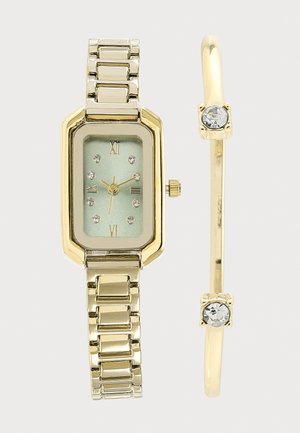Anna Field by Zalando, SET - Montre - gold-coloured/green