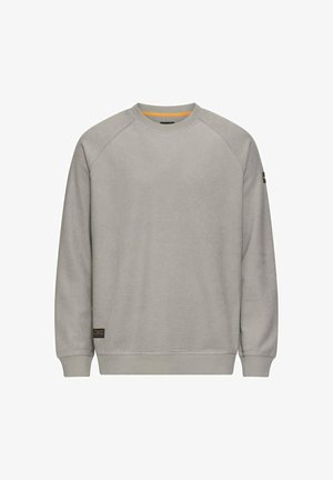 camel active, FROTTEE SWEATSHIRT MIT WEICHEM INNENMATERIAL - Sweatshirt - dust grey