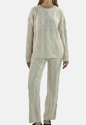 LANGESSET - Bukser - beige