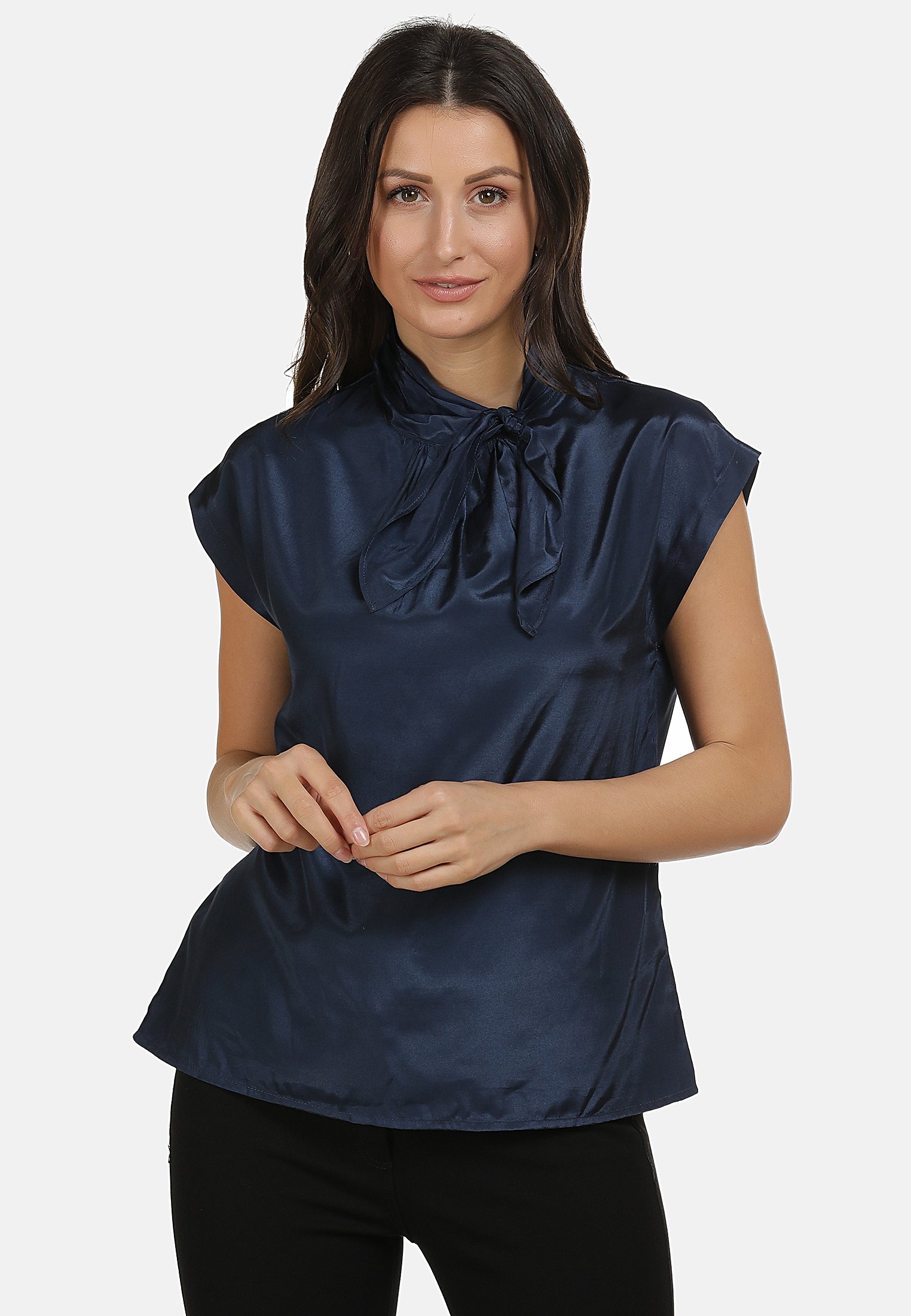 e2cZM Abbigliamento usha Camicetta - marine/blu scuro e2cZM Abbigliamento usha Camicetta - marine/blu scuro