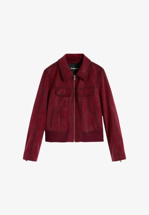 Desigual, Kunstlederjacke - red