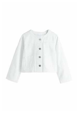 COLLARLESS - Giacca di jeans - white