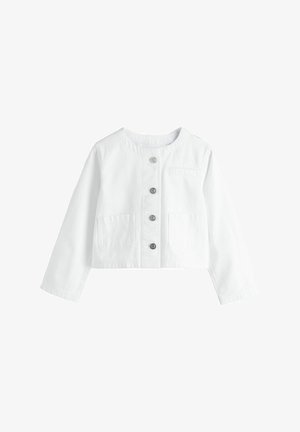 COLLARLESS - Spijkerjas - white
