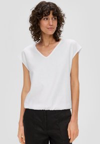 s.Oliver T-shirt print - weiß