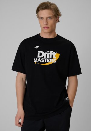 4F, LOOSE UNISEX, czarny