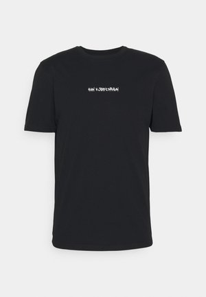 Han Kjøbenhavn GRAPHIC FONT REGULAR TEE UNISEX - Triko s potiskem - black