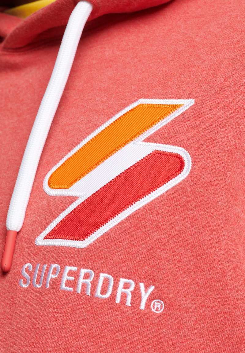 Herren Kapuzenpullover | Superdry APPLIQUE Sweatshirt risk red marl/rot - NA30905 Herren Kapuzenpullover | Superdry APPLIQUE Sweatshirt risk red marl/rot - NA30905