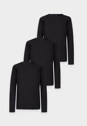 Tommy Hilfiger, TEE PREMIUM ESSENTIALS 3 PACK - Tílko - black