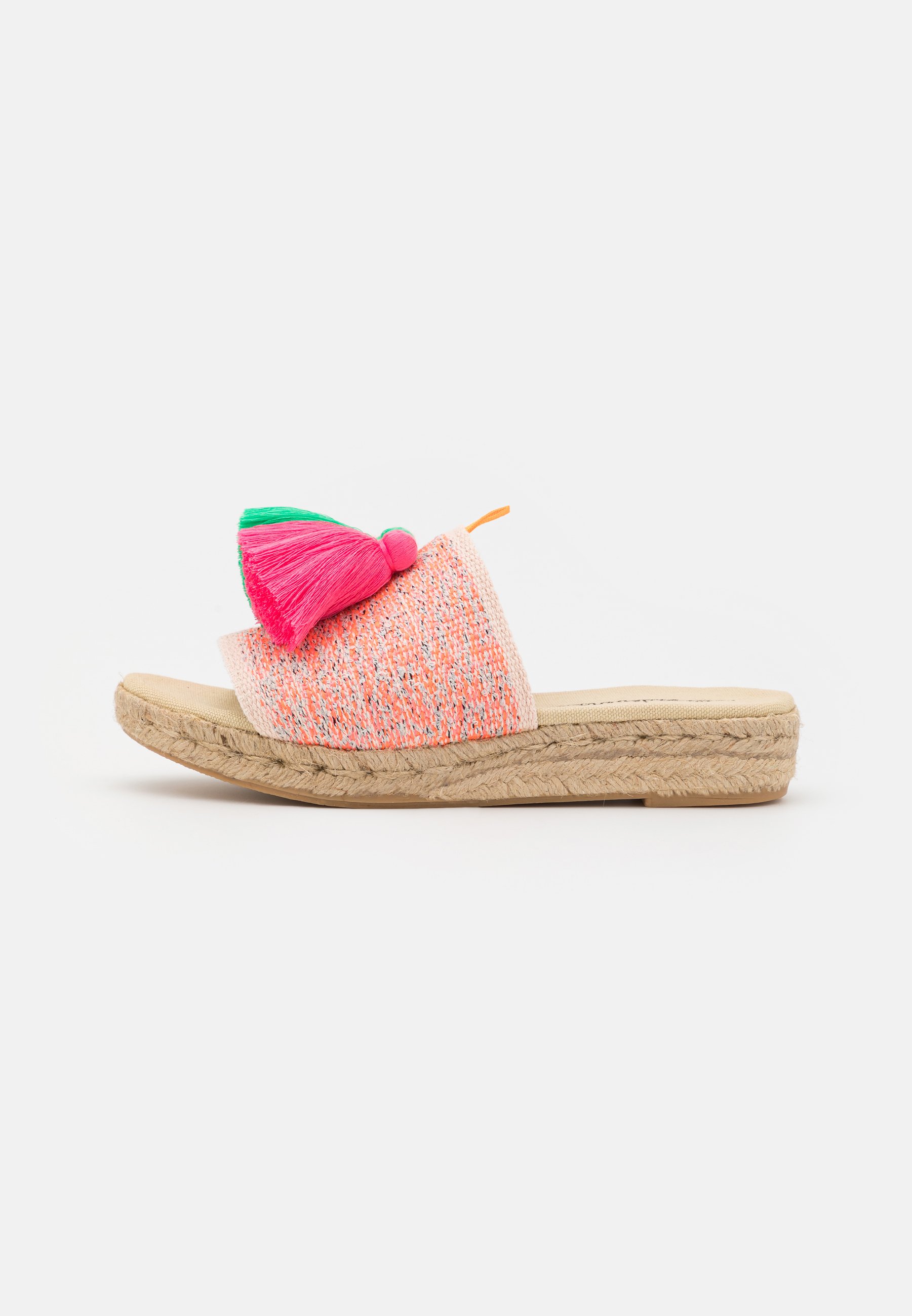 Casa de Vera MARGARITA CITRUS - Sandalias planas - fucsia/verde/coral/rosa  - Zalando.es