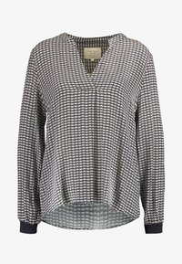 Não selecionado, dark navy