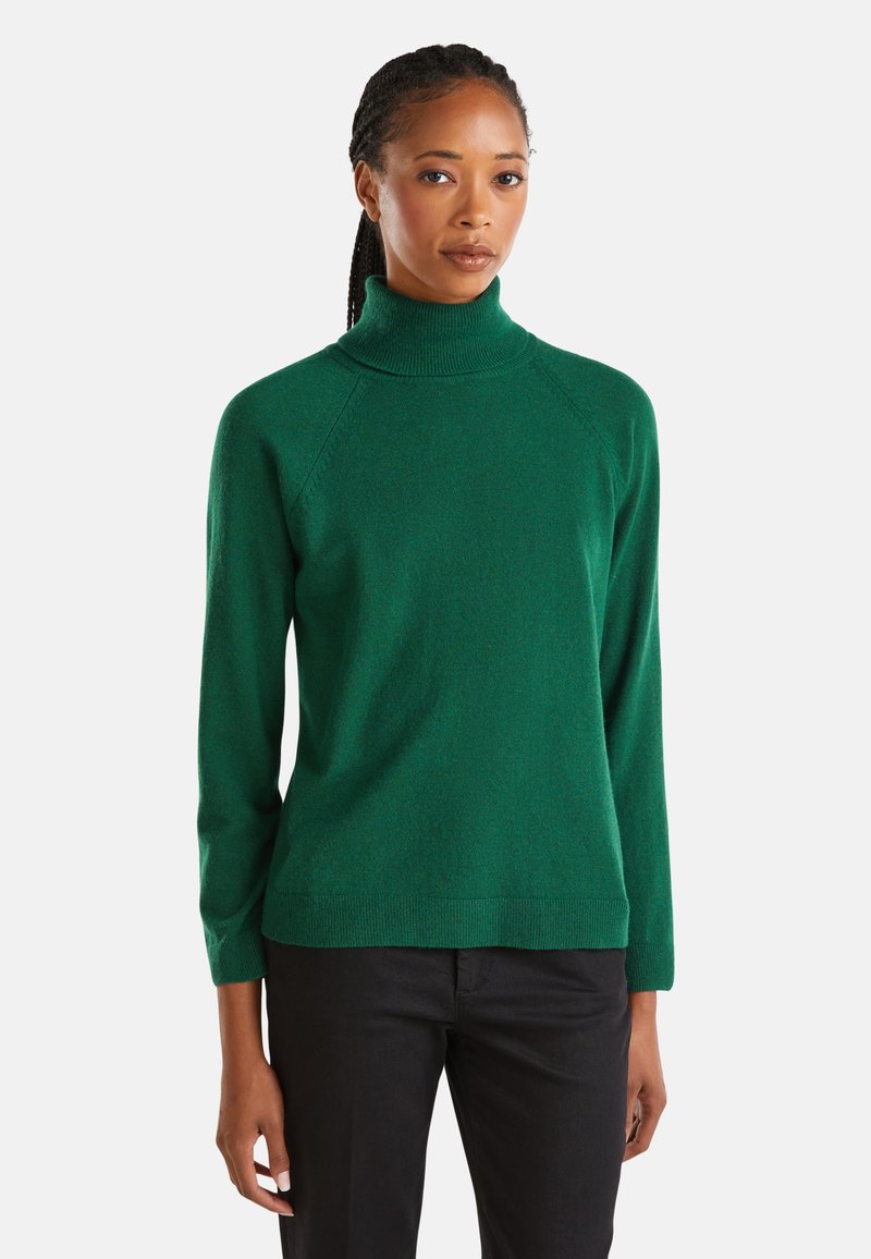 Sweter Color United Colors of Benetton - Sweter/zielony - Zalando.pl