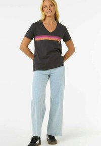 Rip Curl T-shirt con stampa - washed black
